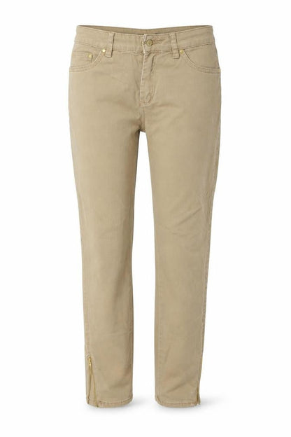 Womens UK Size 10 Mango Regular Fit  Brown Trousers
