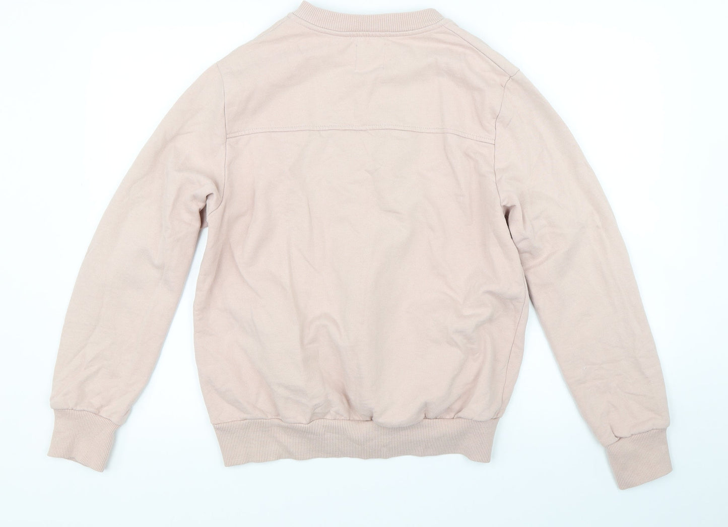 Womens UK Size M Cedar Wood State Pink Full Zip Jumper