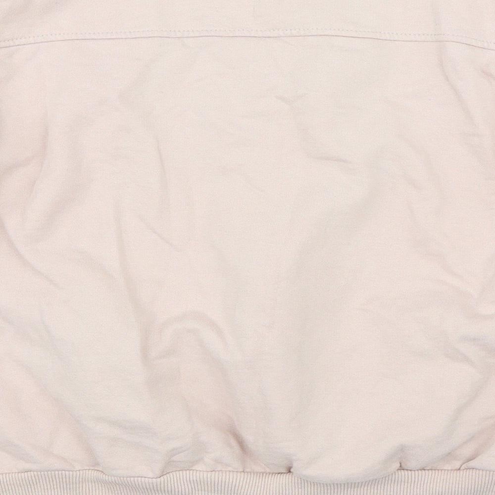 Womens UK Size M Cedar Wood State Pink Full Zip Jumper
