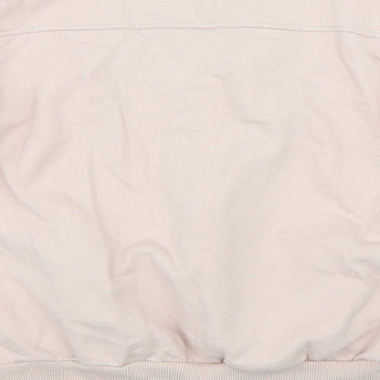 Womens UK Size M Cedar Wood State Pink Full Zip Jumper