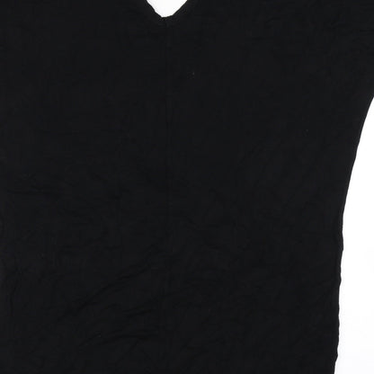 Womens UK Size 8 Missguided Black Basic T-Shirt