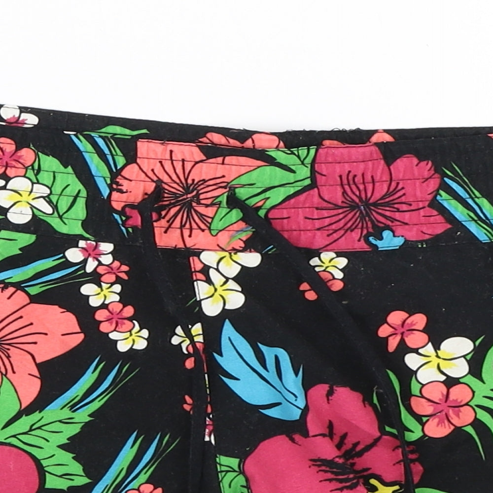Girl Xpress Womens Multicoloured Floral  Hot Pants Shorts Size 10