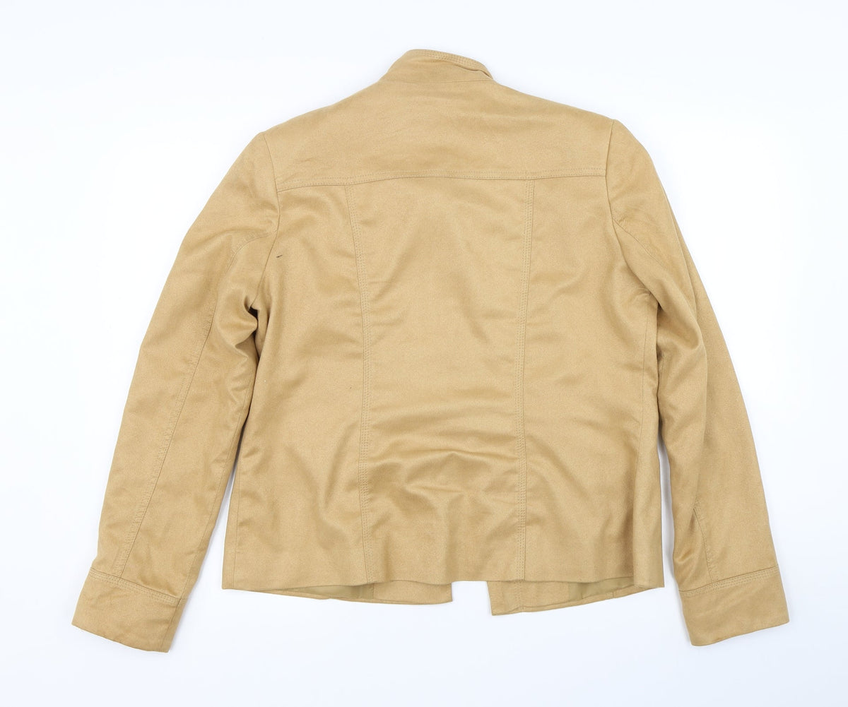 Back view of Office Girl women’s brown jacket, size UK 14