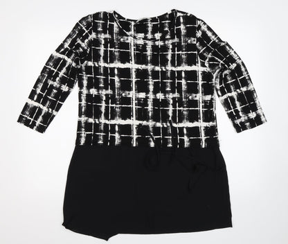 Womens UK Size 12 TU Black Basic Blouse