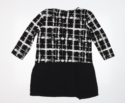 Womens UK Size 12 TU Black Basic Blouse