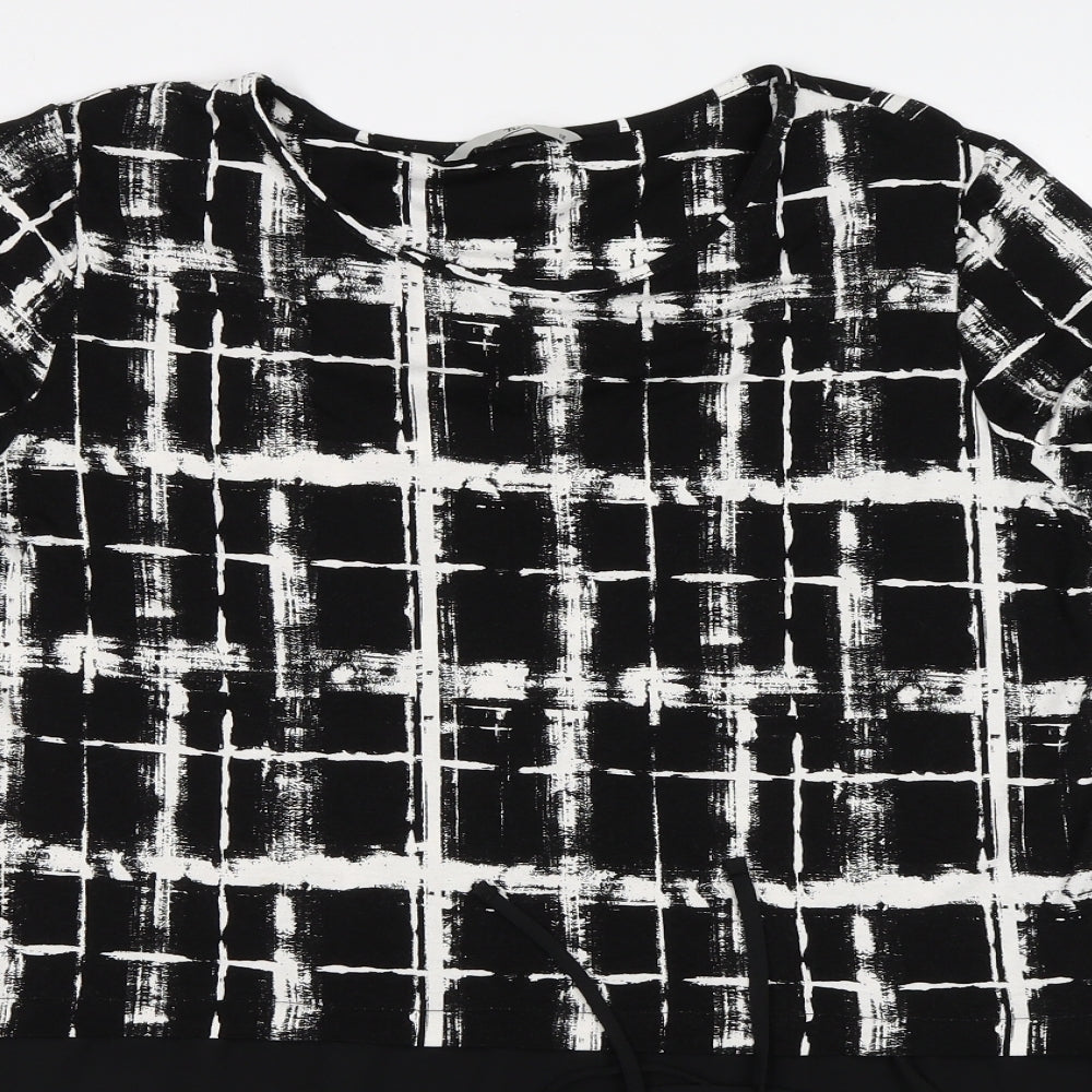 Womens UK Size 12 TU Black Basic Blouse