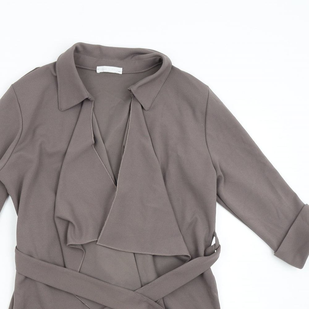 Made in Italy Womens Grey   Jacket  Size S