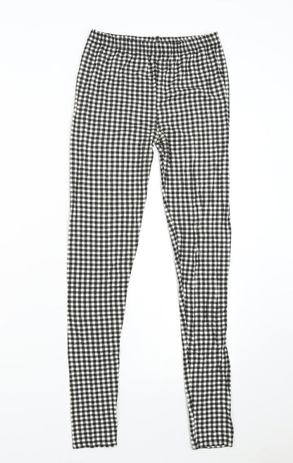 Missi Womens Multicoloured Check  Jogger Leggings  L29 in