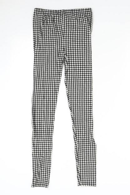 Missi Womens Multicoloured Check  Jogger Leggings  L29 in