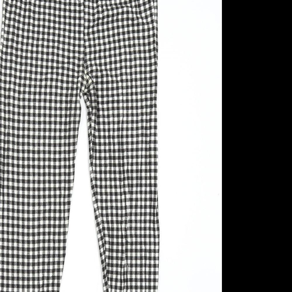 Missi Womens Multicoloured Check  Jogger Leggings  L29 in