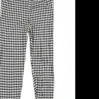 Missi Womens Multicoloured Check  Jogger Leggings  L29 in