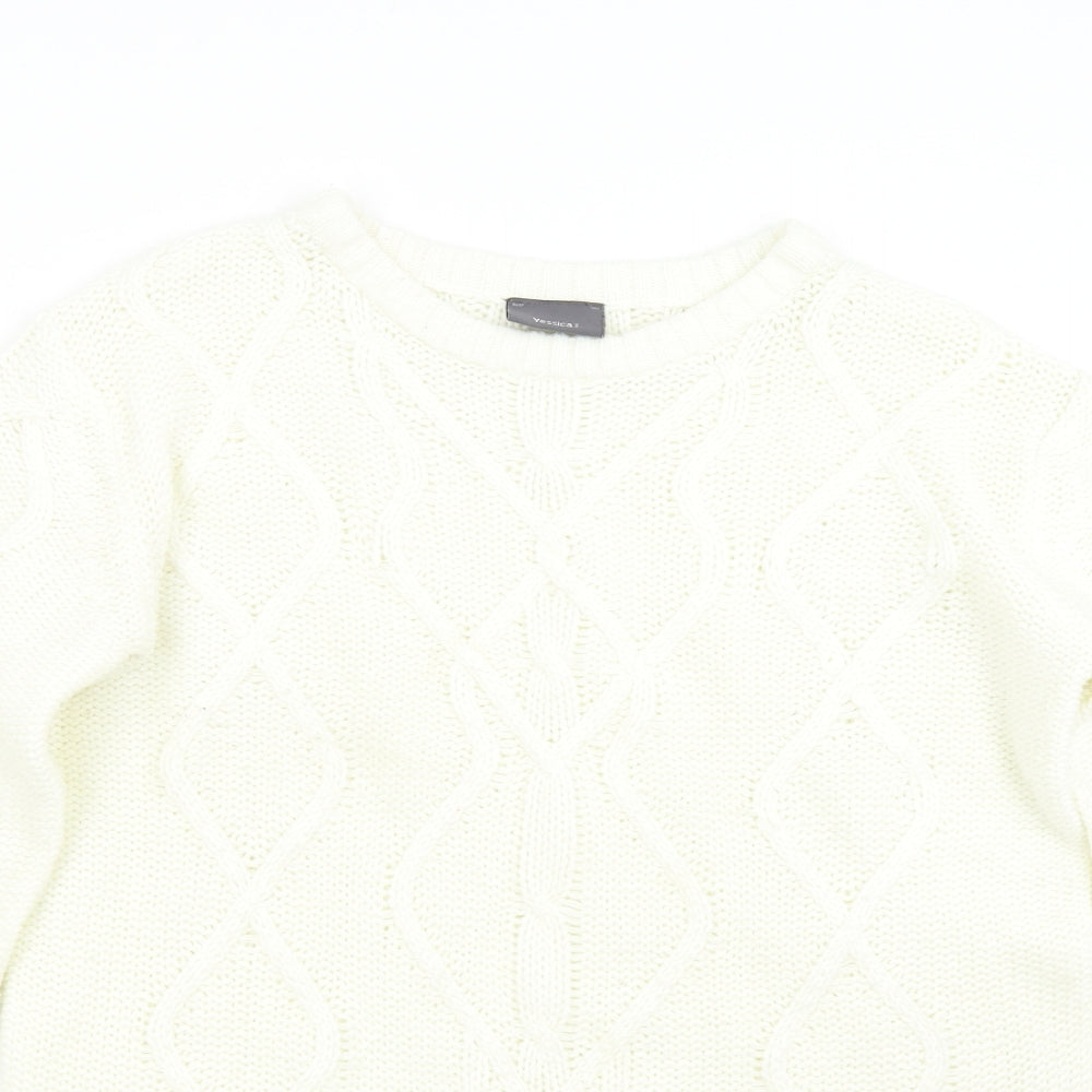 Womens UK Size XL Yessica Beige Pullover Jumper