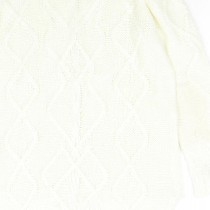 Womens UK Size XL Yessica Beige Pullover Jumper