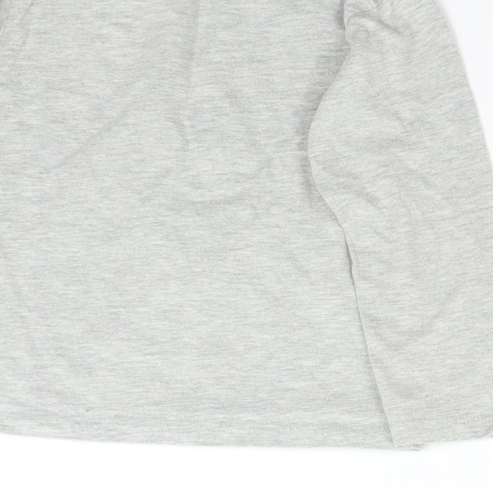 NEXT Girls Grey   Basic T-Shirt Size 2-3 Years  - Polar Bear