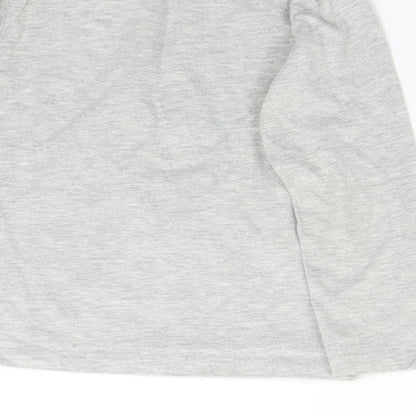 NEXT Girls Grey   Basic T-Shirt Size 2-3 Years  - Polar Bear