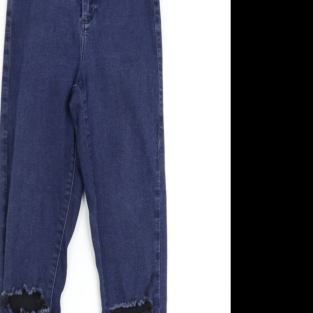 Topshop Womens Blue   Skinny Jeans Size 25 L30 in