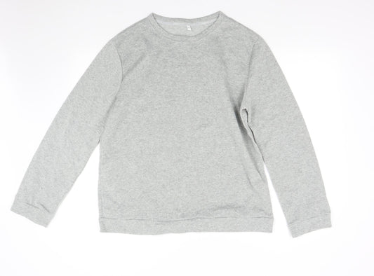 Mens UK Size 2XL Preworn Grey Pullover Sweatshirt