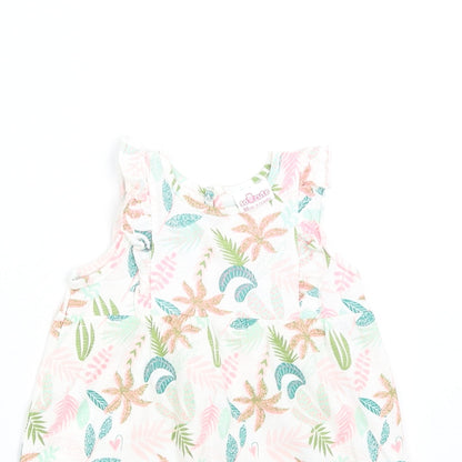 So Cute Baby Multicoloured Floral  T-Shirt Dress  Size 9-12 Months