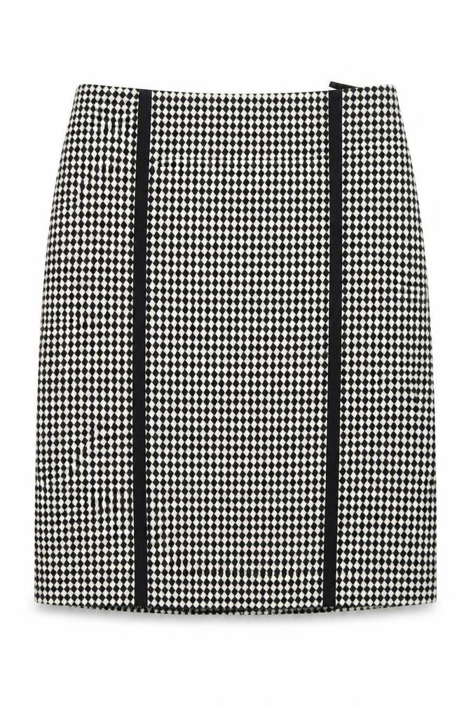 CC Womens Multicoloured Check  Straight & Pencil Skirt Size 12