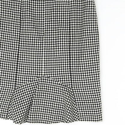 CC Womens Multicoloured Check  Straight & Pencil Skirt Size 12