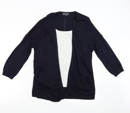 Womens UK Size 16 M&S Blue Pullover Jumper