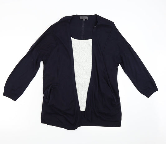 Womens UK Size 16 M&S Blue Pullover Jumper