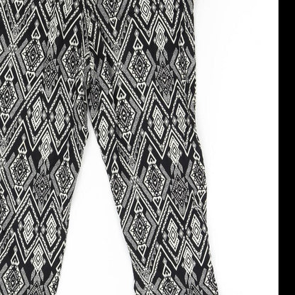 Only Womens Multicoloured Geometric  Trousers  Size 10 L25 in