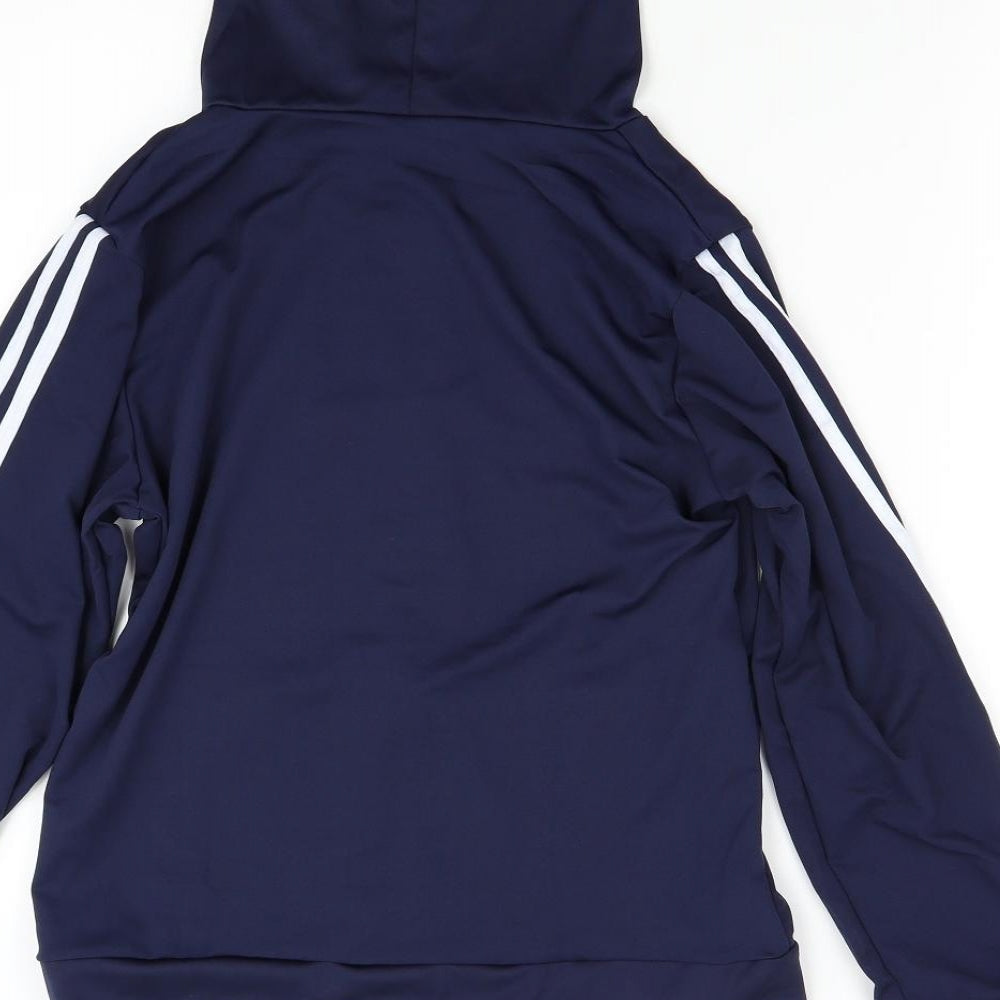 Fashion Womens Blue   Full Zip Hoodie Size S