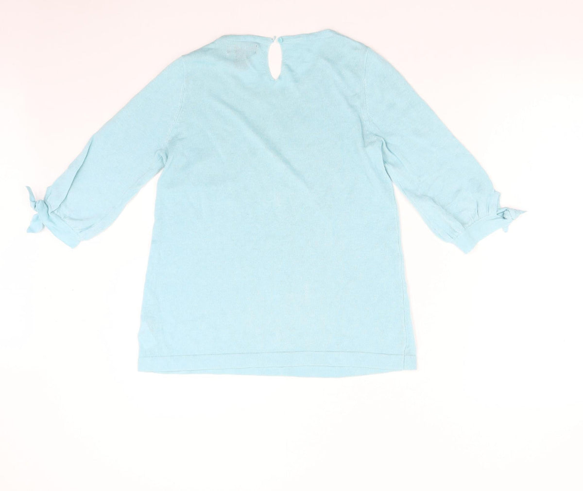 Back view of Nanette women’s green knit jumper, size S