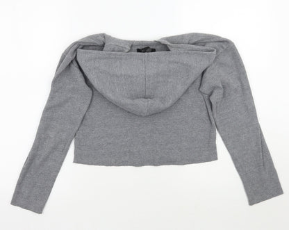 Womens UK Size S Forever21 Grey Pullover Hoodie