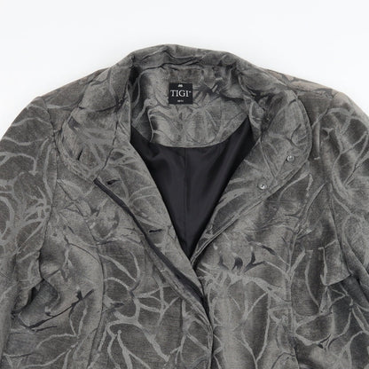 Womens UK Size 10 Tigi Grey Jacket