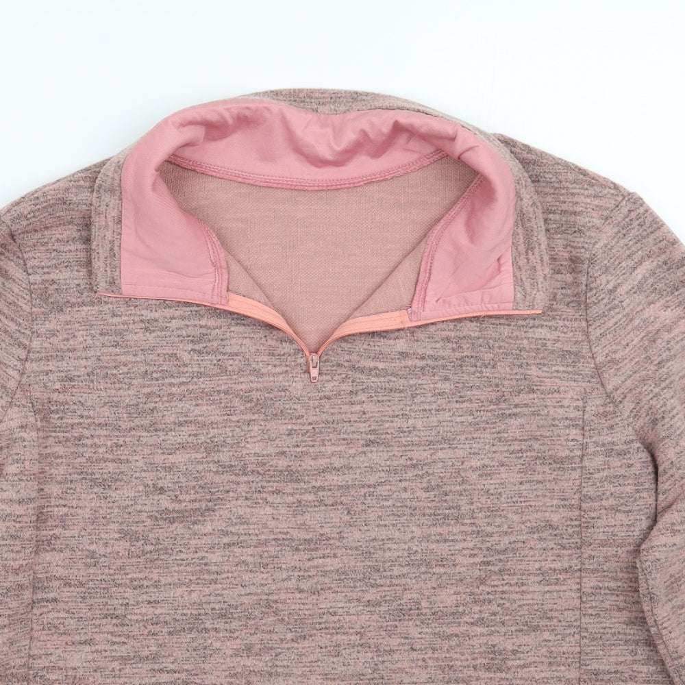 Womens UK Size L Preworn Pink Pullover Jumper
