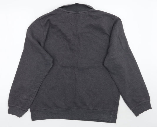 Easy Mens Grey   Pullover Jumper Size XL