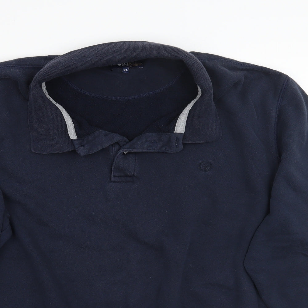 Easy Mens Blue   Pullover Jumper Size XL