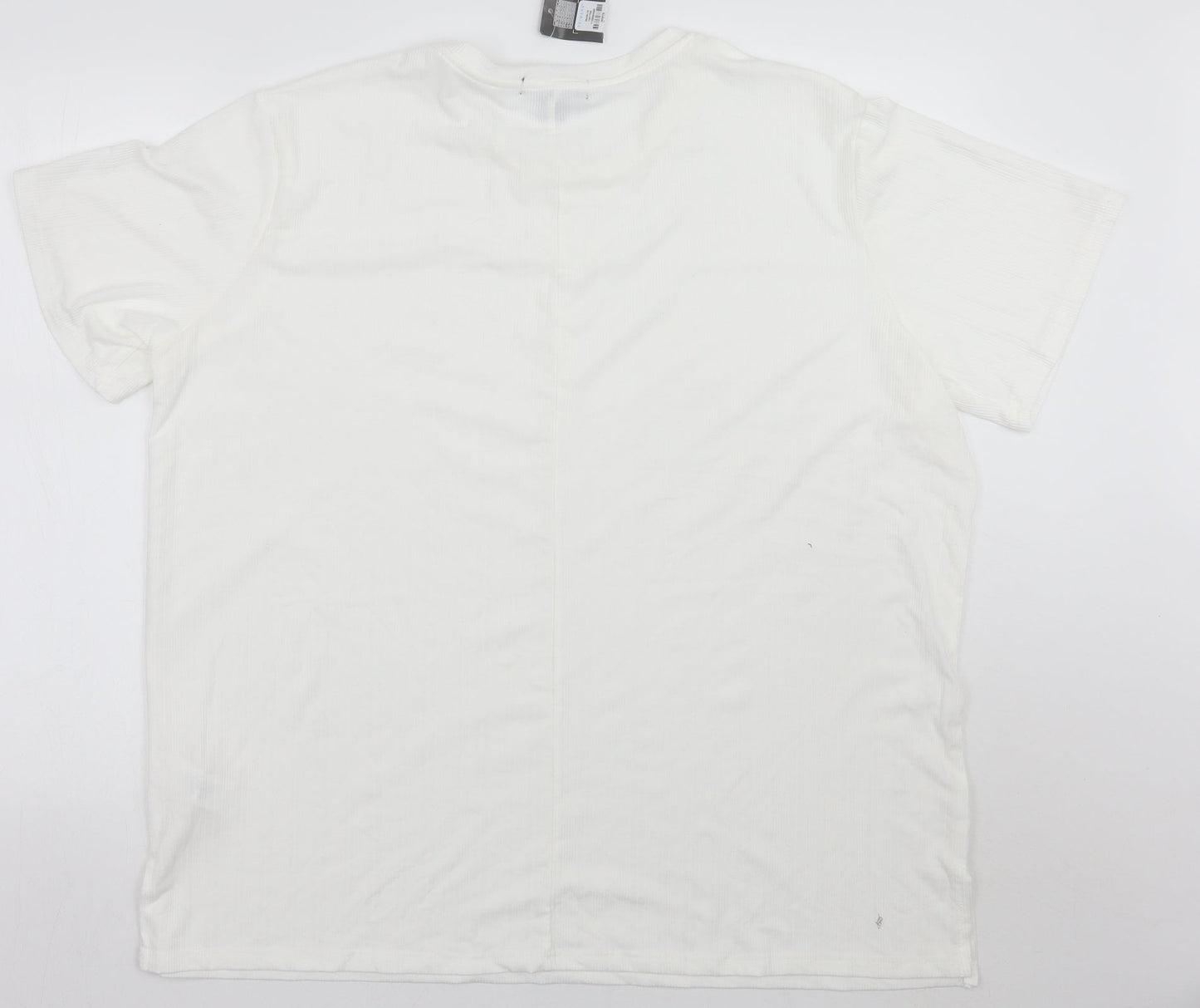 Primark Womens White   Basic T-Shirt Size XL