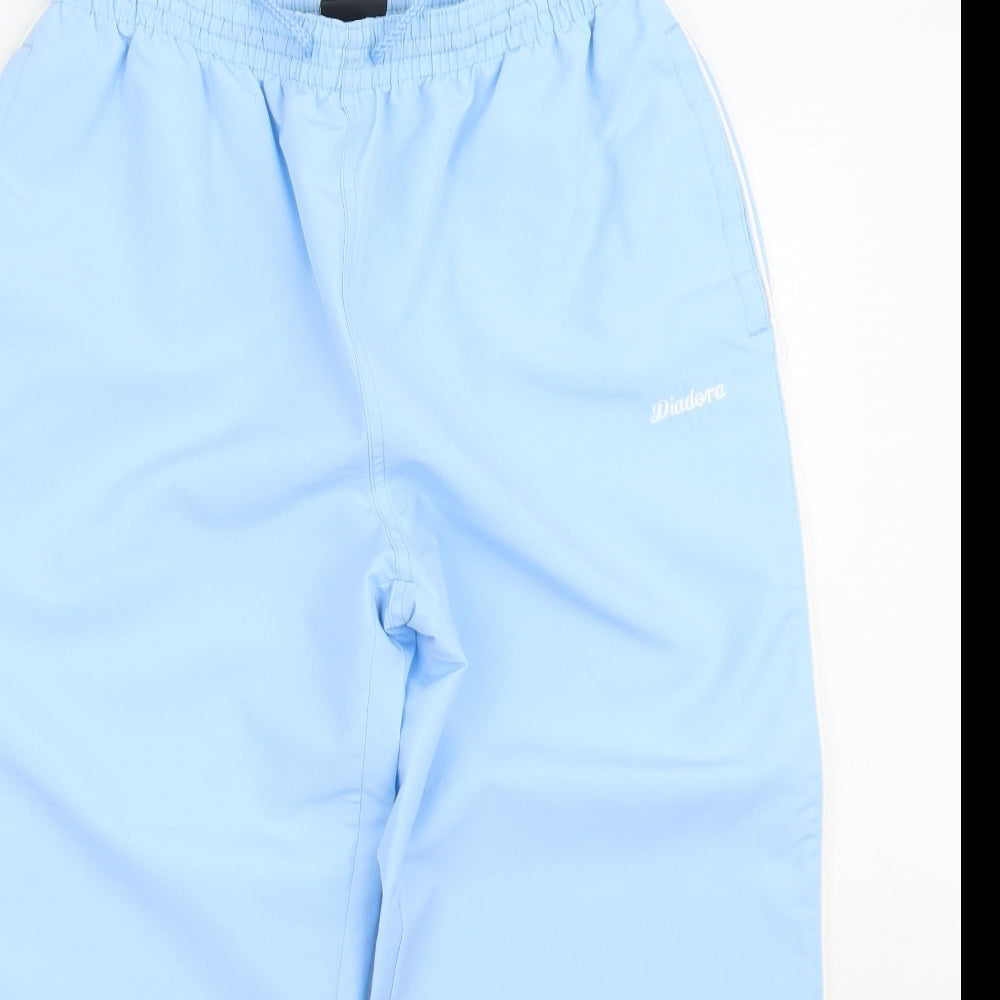 Diadora Womens Blue   Sweatpants Trousers Size 12 L20 in