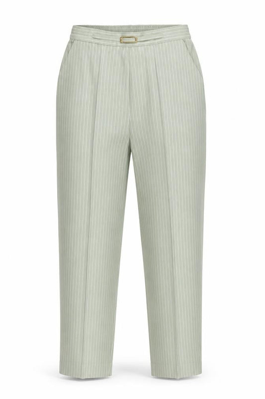 Womens UK Size 12 Marks and Spencer Regular Fit  Green Trousers
