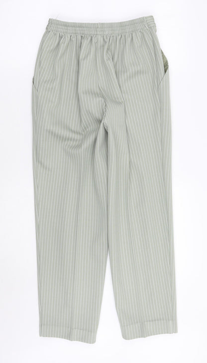 Womens UK Size 12 Marks and Spencer Regular Fit  Green Trousers