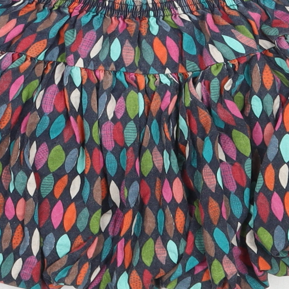 Joos Girls Black Geometric  A-Line Skirt Size 3 Years