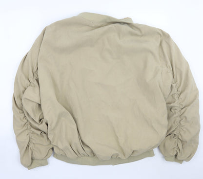 I SAW IT FIRST Womens Beige   Jacket Coat Size 8