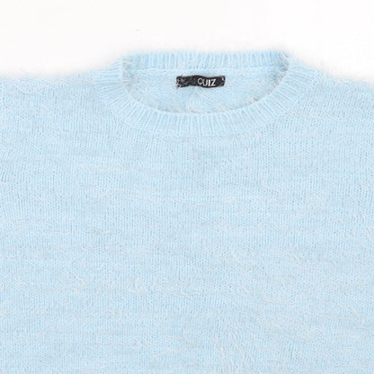 Quiz Womens Blue   Basic T-Shirt Size M