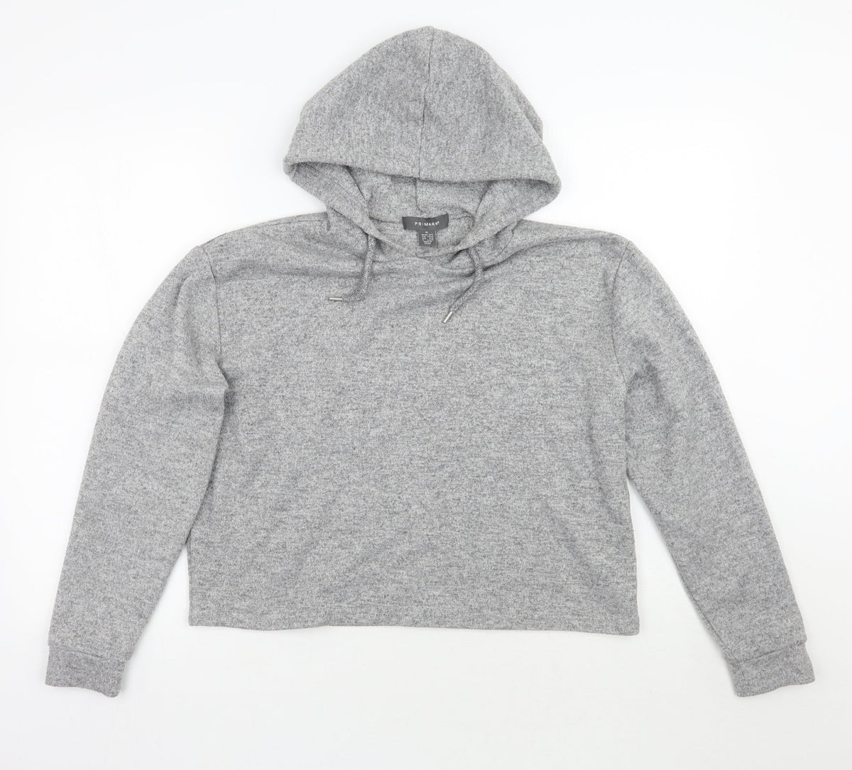 Additional front view of Primark women’s grey pullover hoodie, size M
