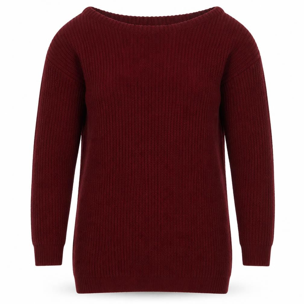 Womens UK Size M Missguided Red Pullover Jumper