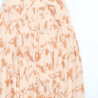 Mimi & daphne Womens Pink Geometric  A-Line Skirt Size XS
