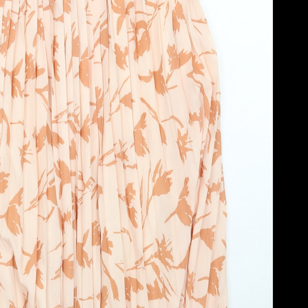 Mimi & daphne Womens Pink Geometric  A-Line Skirt Size XS