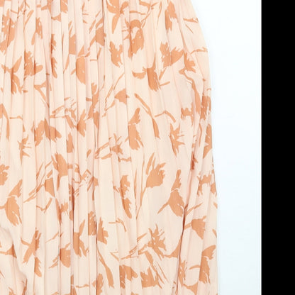 Mimi & daphne Womens Pink Geometric  A-Line Skirt Size XS