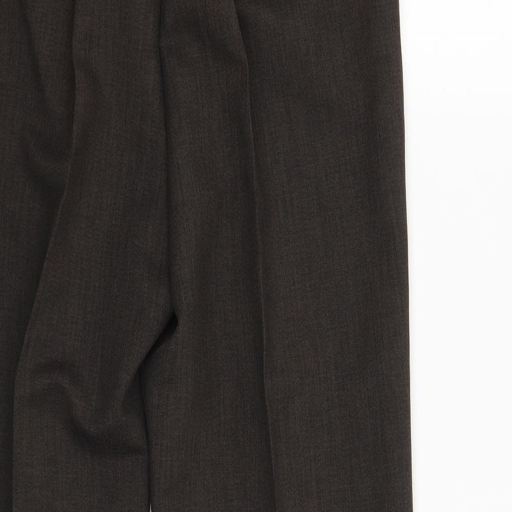 Womens UK Size 12 Saira of Manchester Regular Fit  Brown Trousers
