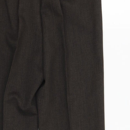 Womens UK Size 12 Saira of Manchester Regular Fit  Brown Trousers