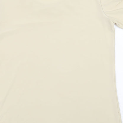 Womens UK Size 12 Damart Beige Basic T-Shirt