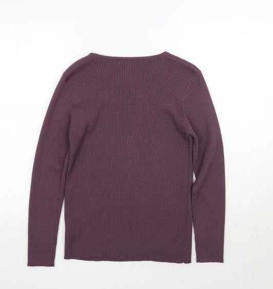 Damart Womens Purple   Pullover Jumper Size M